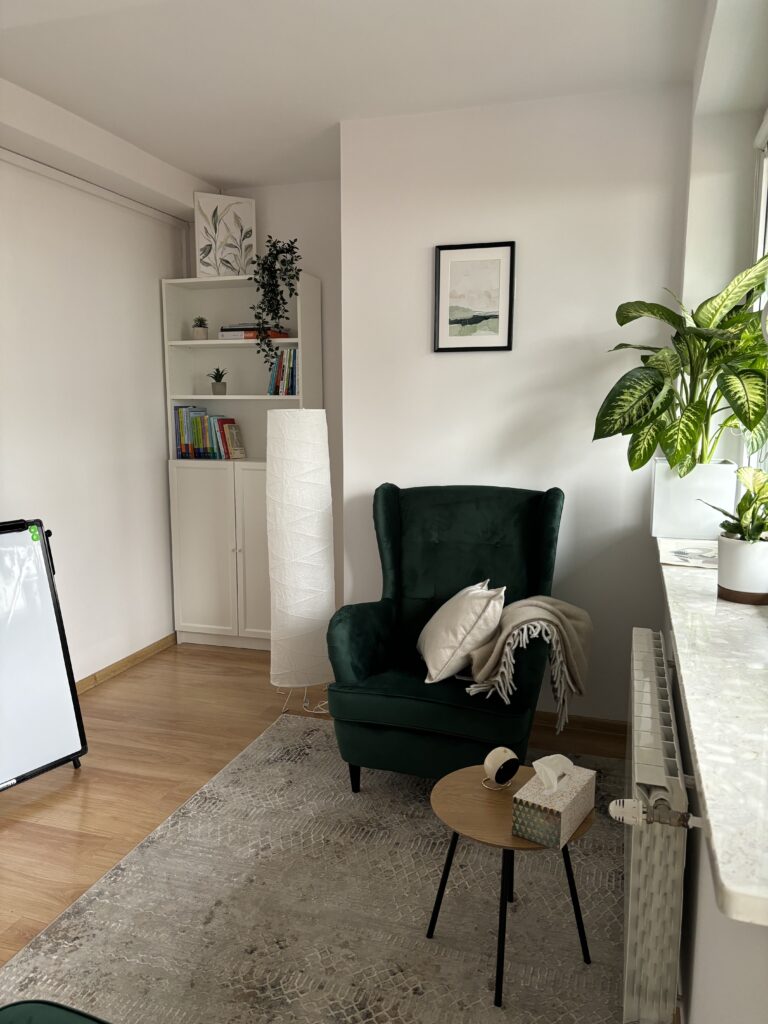 Wnętrze Gabinetu Mindhub Psychoterapia